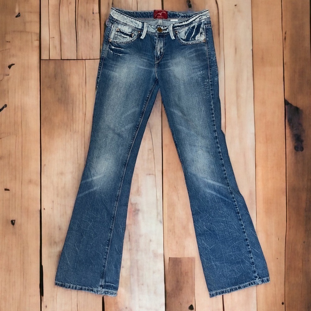 Women Leviβs Red tag Bootcut Jeans -mid rise - like new ! SZ 7L -30x32ππβ - Picture 10 of 15